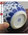 手繪海浪青花瓷花瓶 手繪海浪青花瓷花瓶